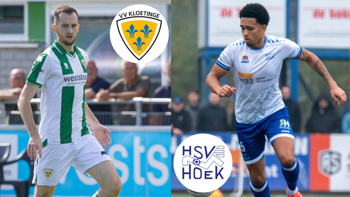 LIVE: Hoek na half uur nog zonder doelpunten, Kloetinge begonnen