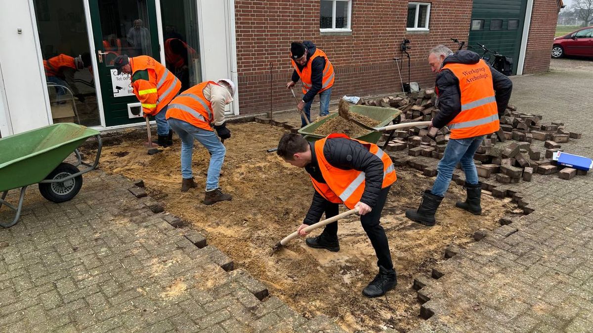 Graven naar sporen van het verzet in Bergentheim: 