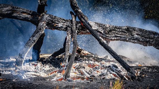 Drone komt te pas bij heidebrand in Wijchen