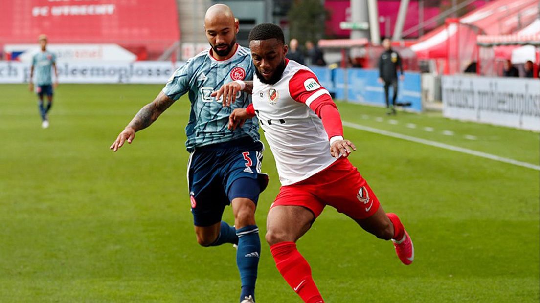 Klaiber namens Ajax in actie tegen FC Utrecht