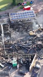 Norger bedrijf in as na brand