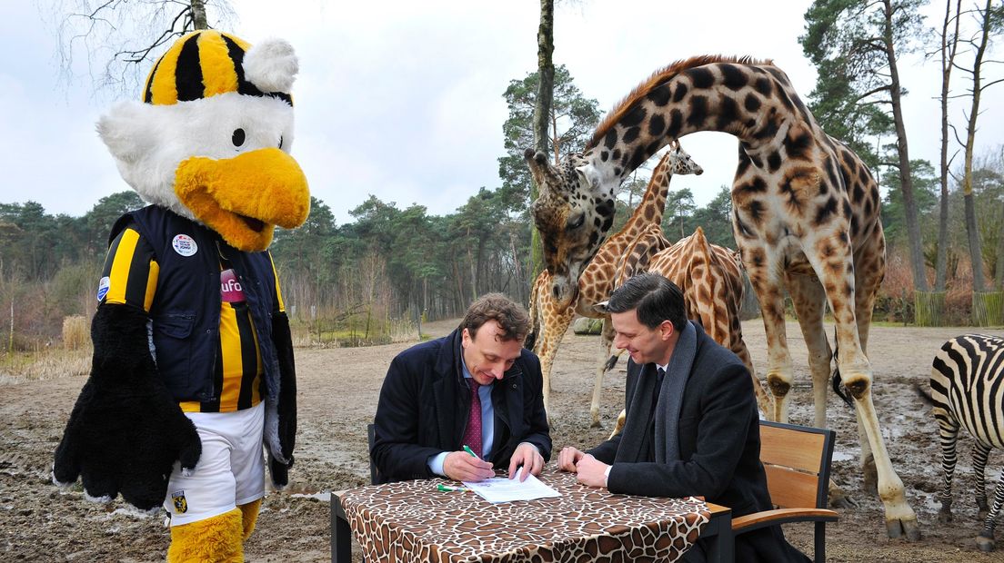 Vitesse en Koninklijke Burgers' Zoo gaan samenwerken.