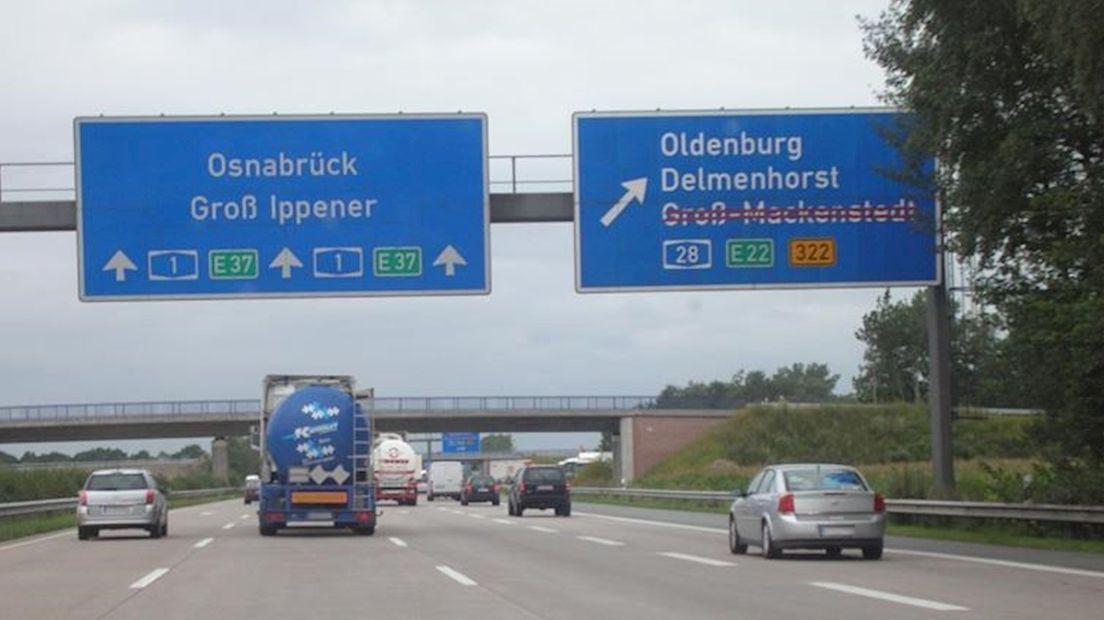 Snelweg in Duitsland