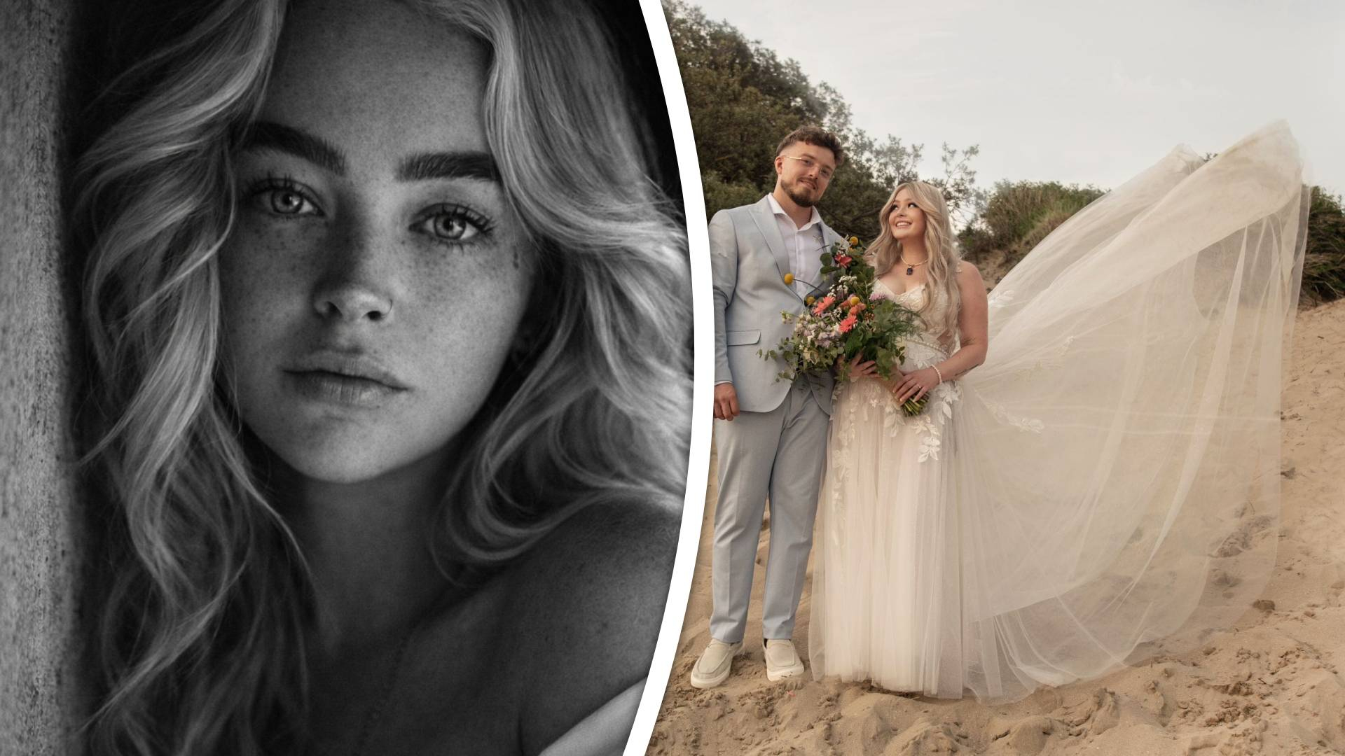 Vlak voor haar overlijden trouwde Xandro met Alannah bij een strandclub in Rockanje
