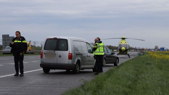 Man overleden na ongeval op snelweg.