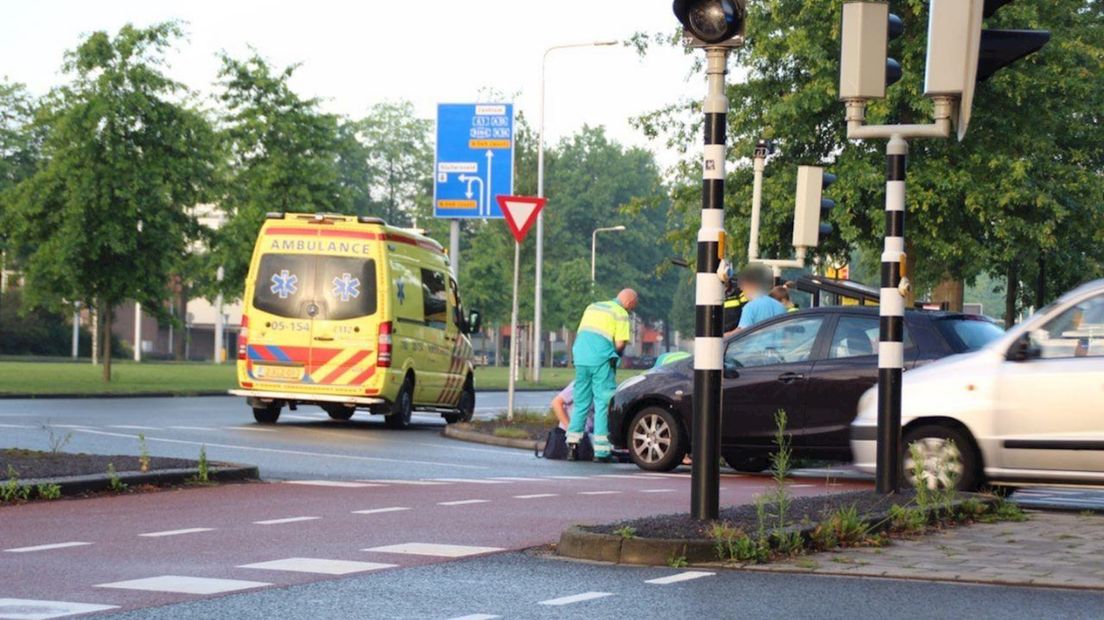 Aanrijding tussen fietser en auto in Almelo