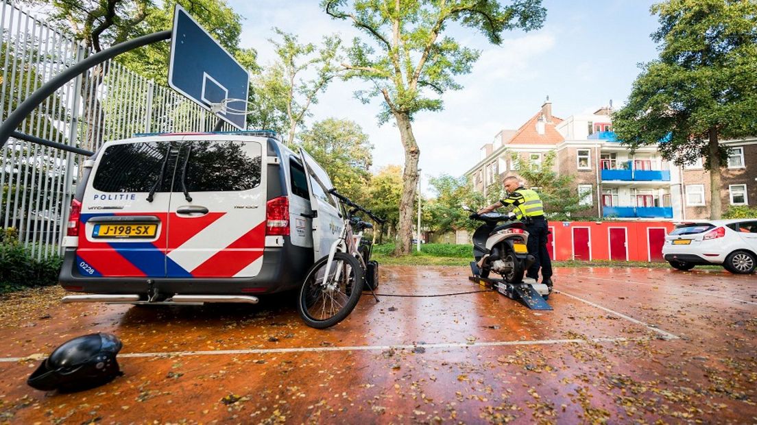 Een scootercontrole