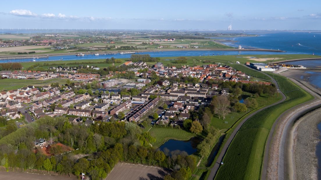 Hansweert vanuit de lucht