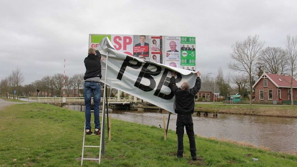Plakoorlog in Bellingwedde