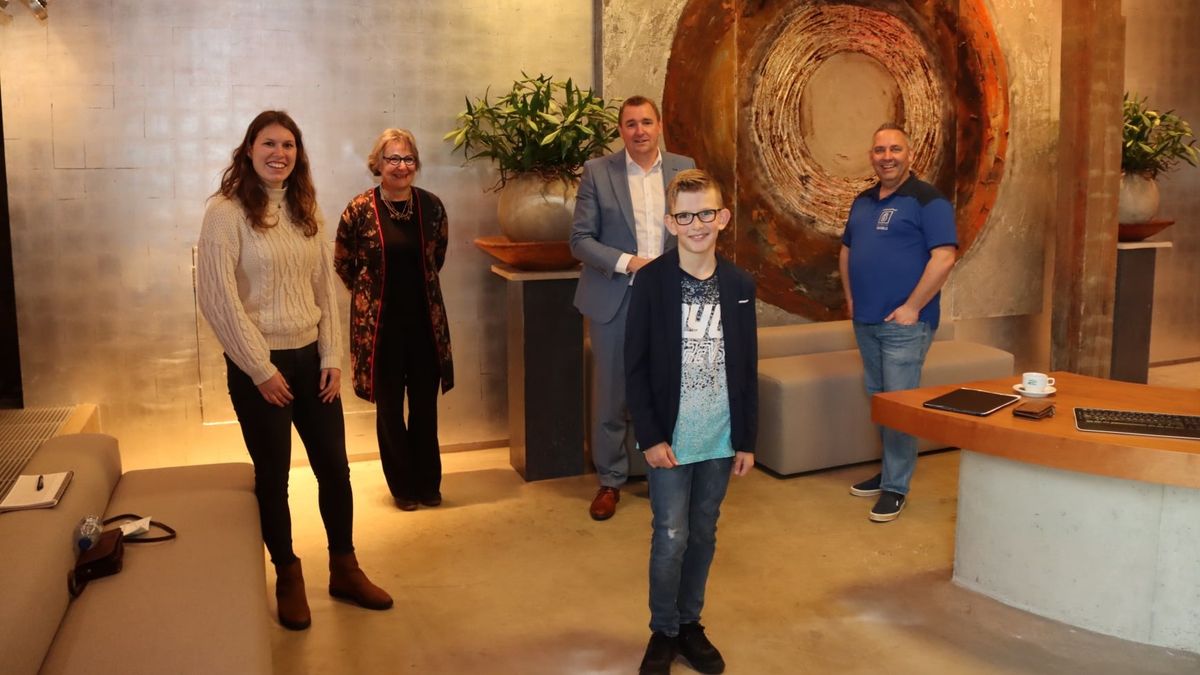 Kris Rottier is de eerste kinderburgemeester van Borsele