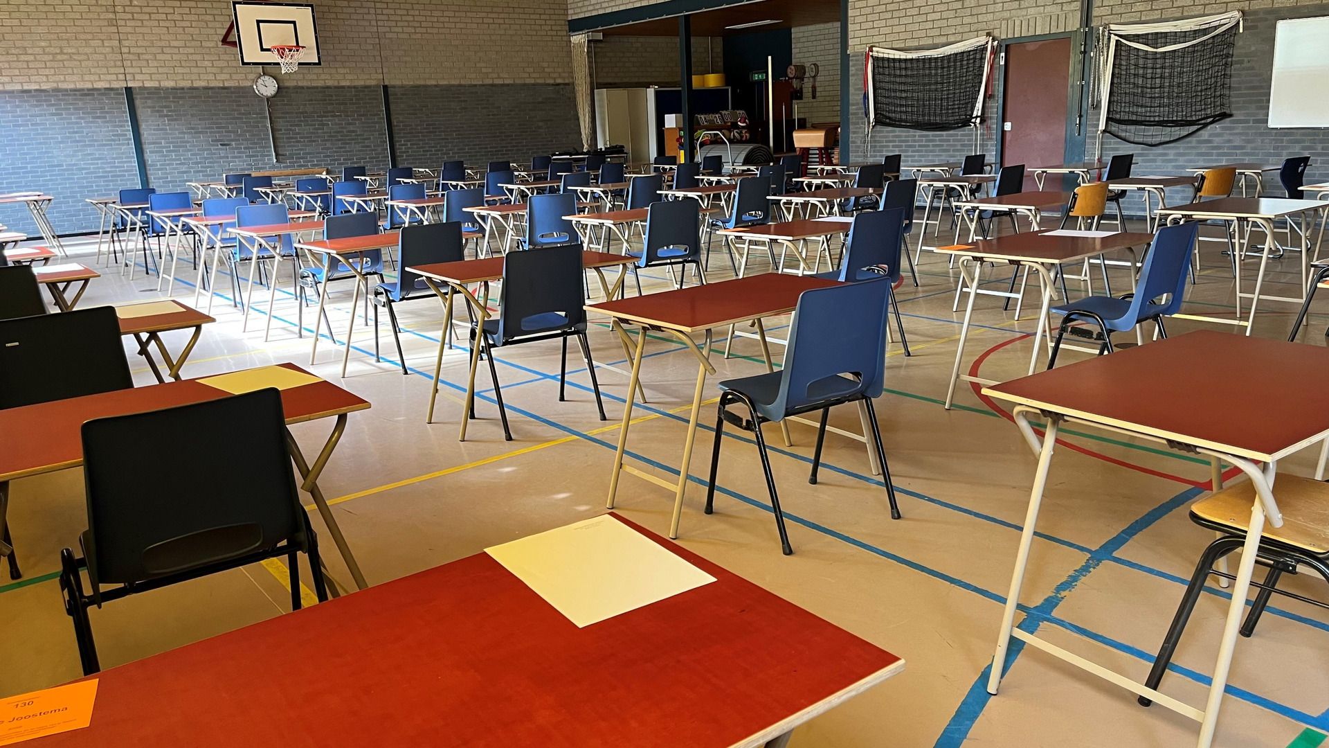 Lokaal klaar voor eindexamen