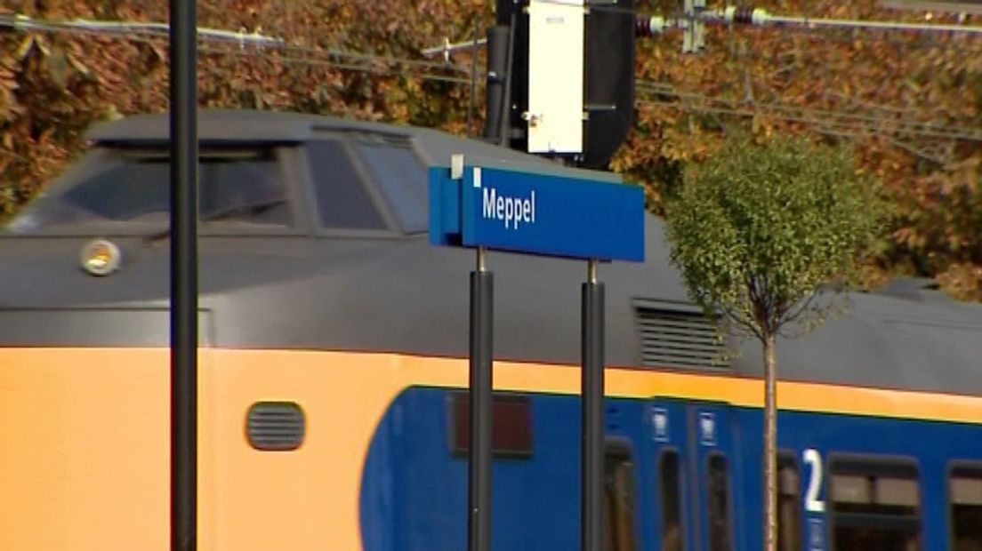 Minder treinen van en naar Meppel (Rechten: archief RTV Drenthe)