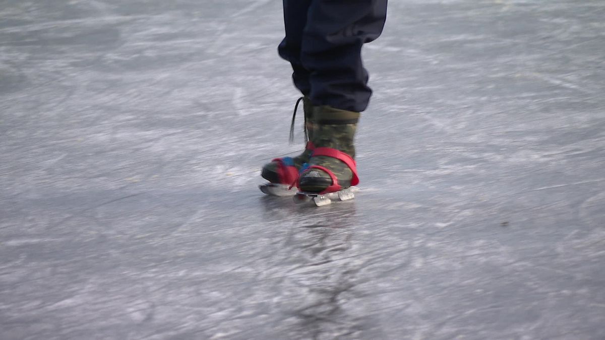 Twee uur schaatspret in Nieuw-Buinen