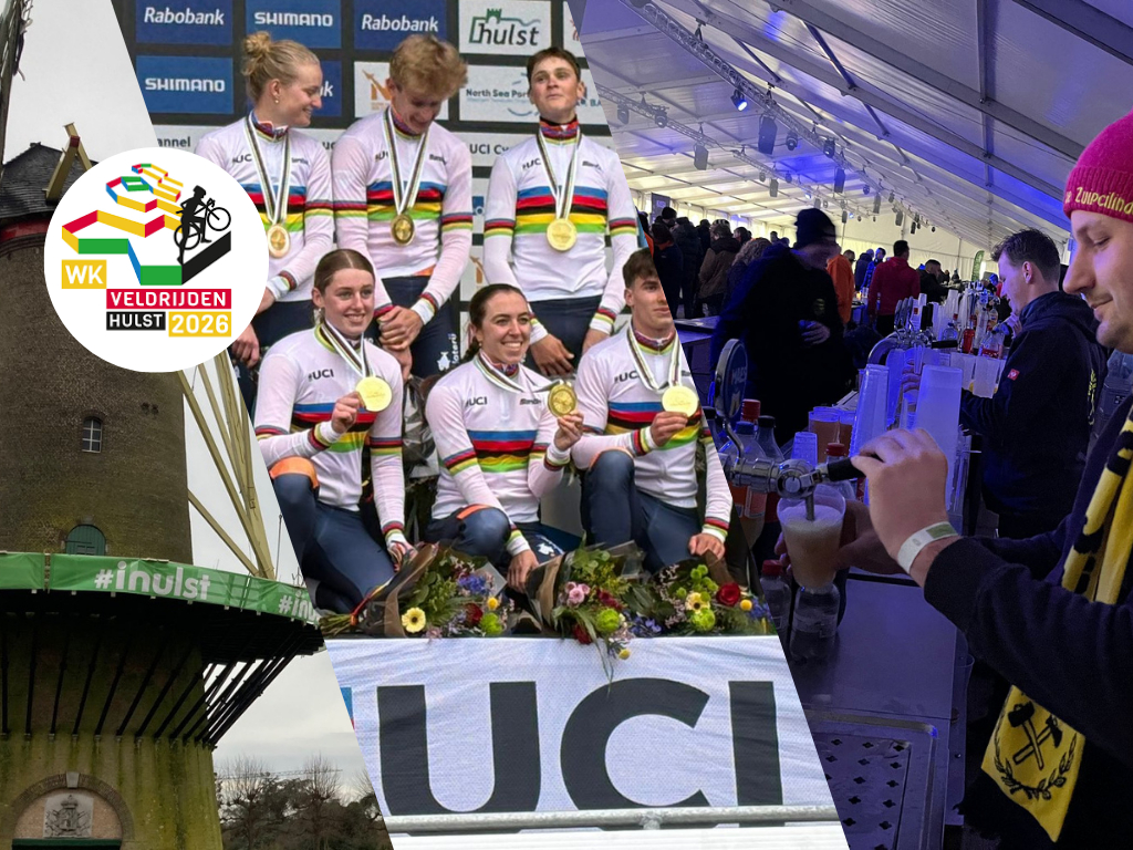 WK veldrijden in Hulst officieel geopend, deelnemers verslaan niet de pro's maar wél zichzelf