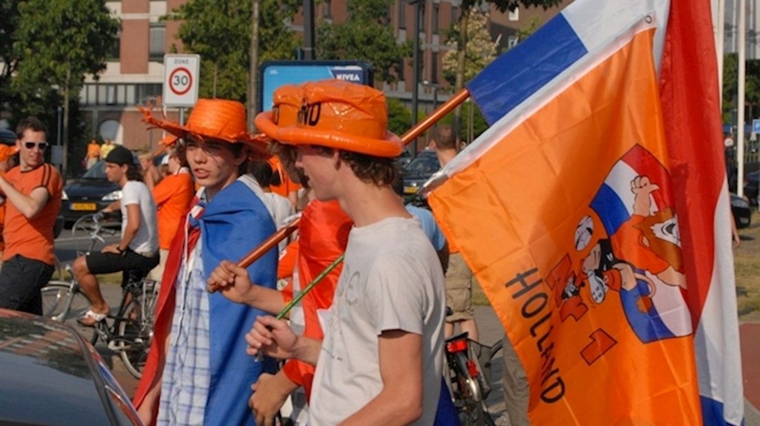 Oranjefeest in Enschede