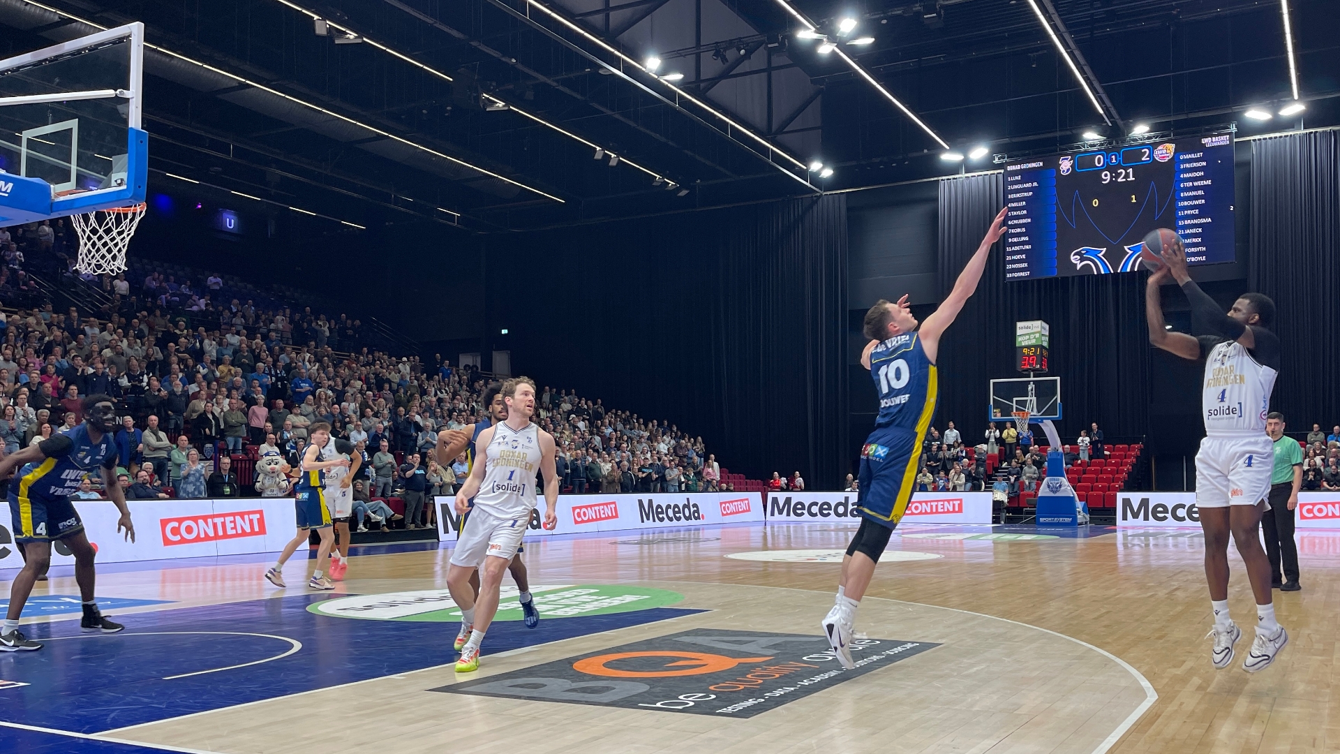 Donar wint in eigen huis van LWD Basket