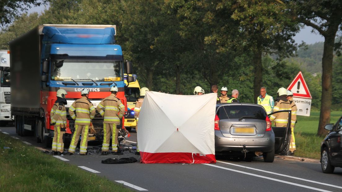 Bij het ongeval op de N35 kwam een 58-jarige Almeloër om het leven
