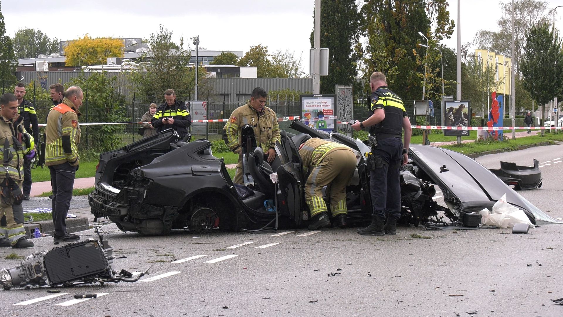 Politie onderzoekt zware crash met Audi en BMW in Utrecht