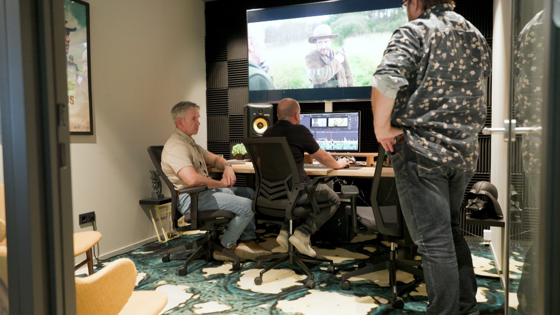 De eindmontage van de speelfilm 23 Brieven van Vincent