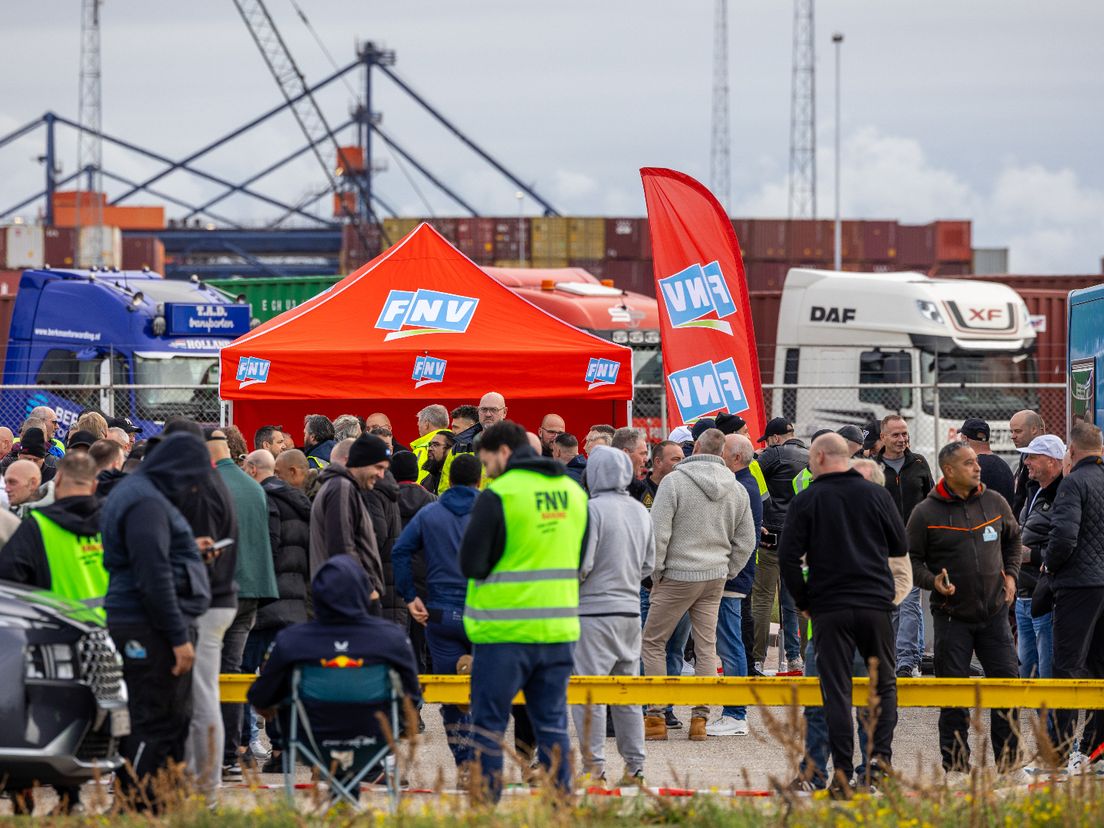 Sjorders begonnen woensdag met hun acties die vrijdag doorgaan.