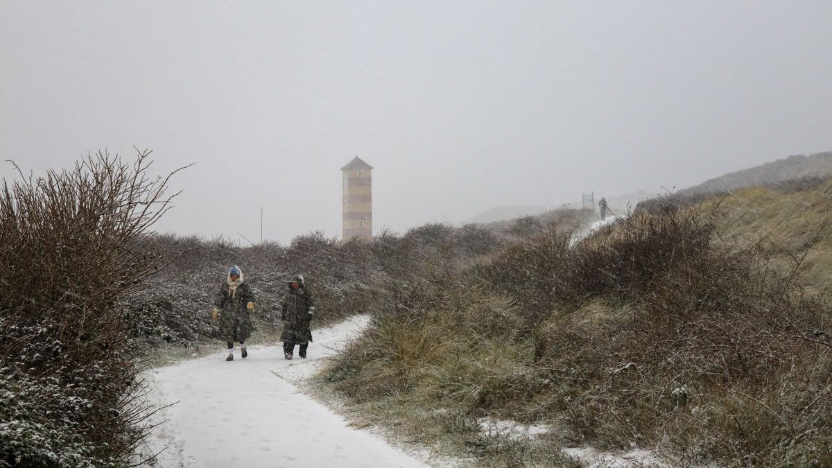 Zeldzaam weerfenomeen boven Zeeland vanochtend: sneeuwdonder
