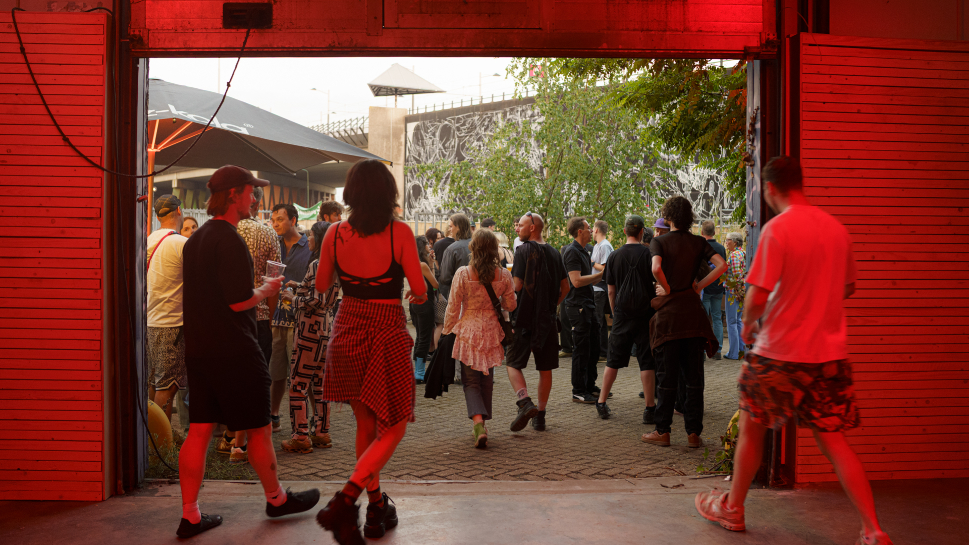 Shunter tijdens het openingsweekend in mei