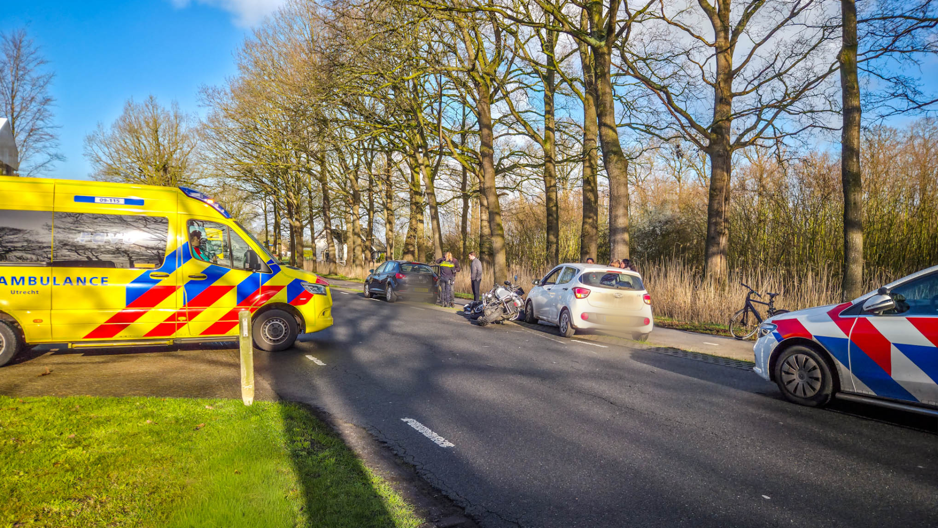 Hardrijder staande gehouden | Botsing in Stoutenburg.