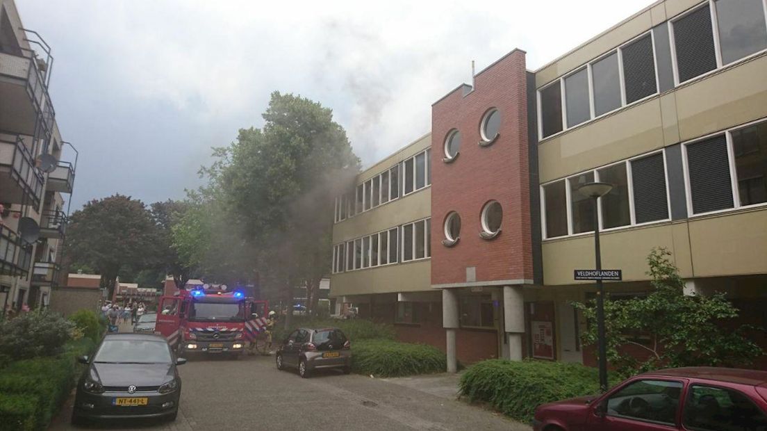 Brand in appartementencomplex Enschede