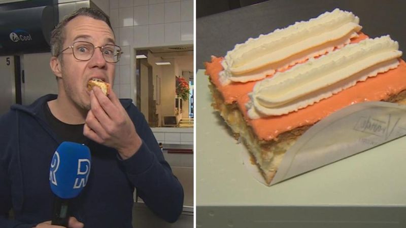 De gouden tip: Zo eet je een tompouce zonder er een bende van te maken
