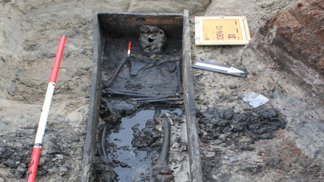 Het gevonden skelet in Coevorden