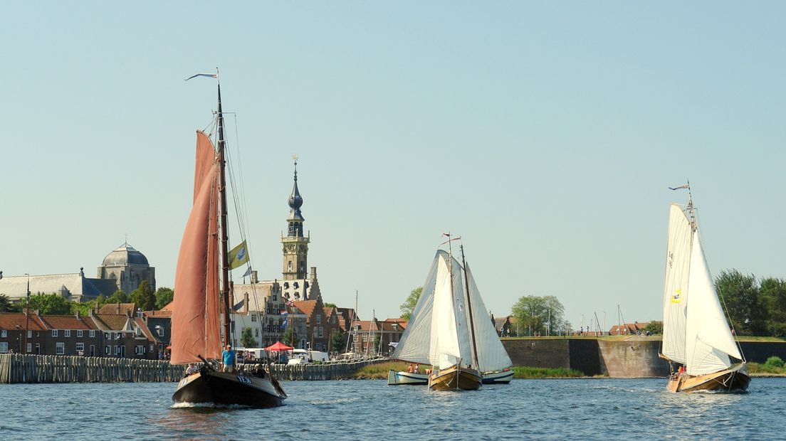 Bootjes op het Veerse Meer