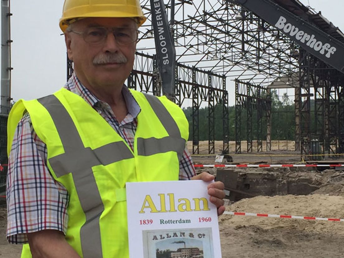 Joop Harmsen schreef een boek over Allan, de geschiedenis van de Rotterdamse fabriek