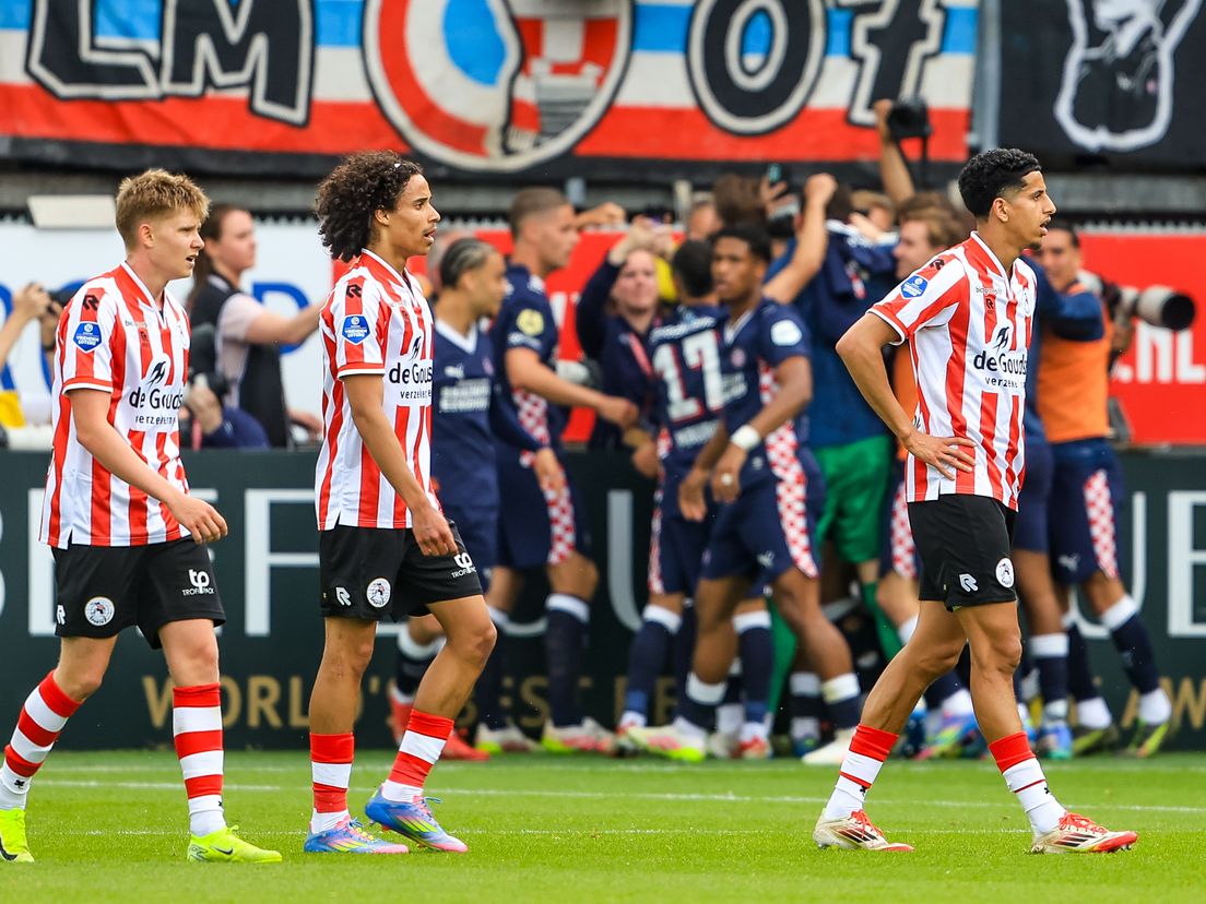 Teleurstelling bij Sparta, vreugde bij PSV op de achtergrond