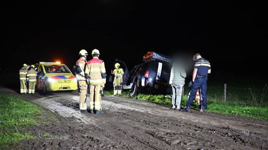 Modder op weg na rooien bieten: automobilist belandt in sloot
