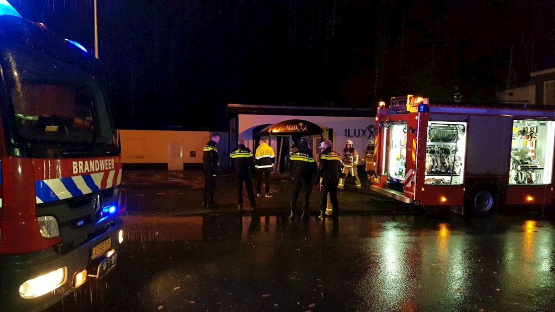 Brand bij Loungebar LuxXx in Enschede