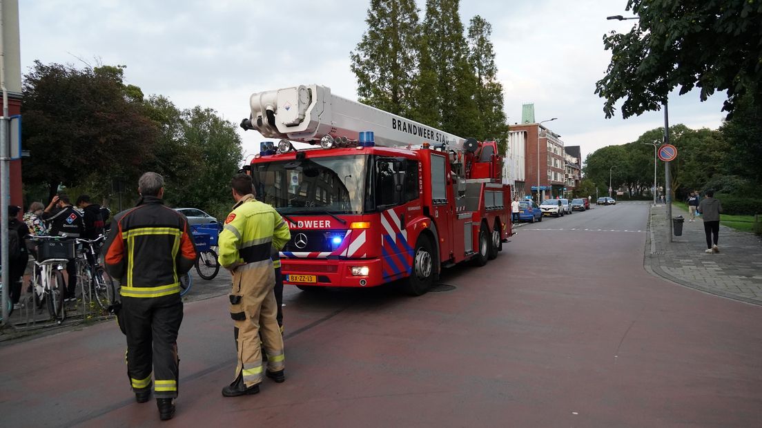 Brand aan de Floresstraat in Stad