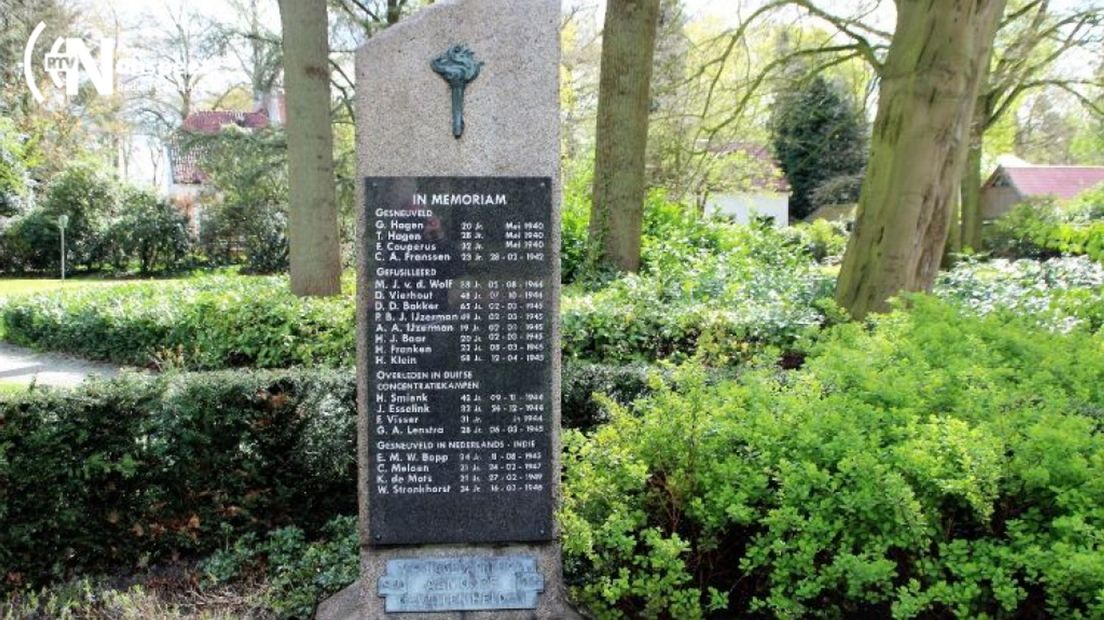 Nieuw monument komt bij de huidige te staan.