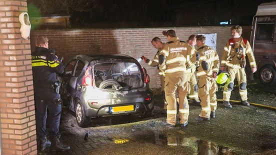 'Keukenrol in tank', auto in vlammen op