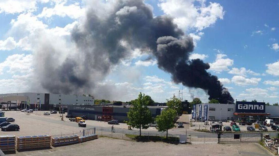 Zeer grote brand bij Pré Pain in Oldenzaal