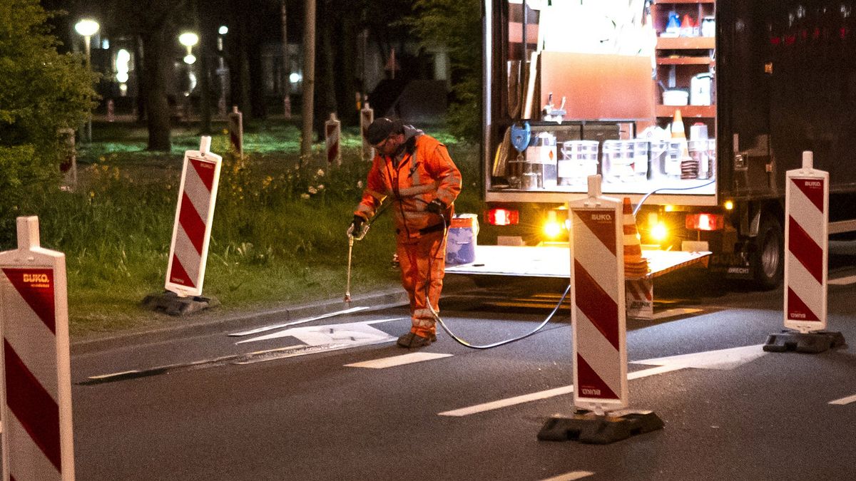 Provinciale weg vier avonden en nachten dicht, omrijden via snelweg