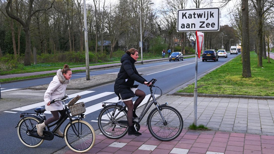 Fietsers hebben in Katwijk geen voorrang