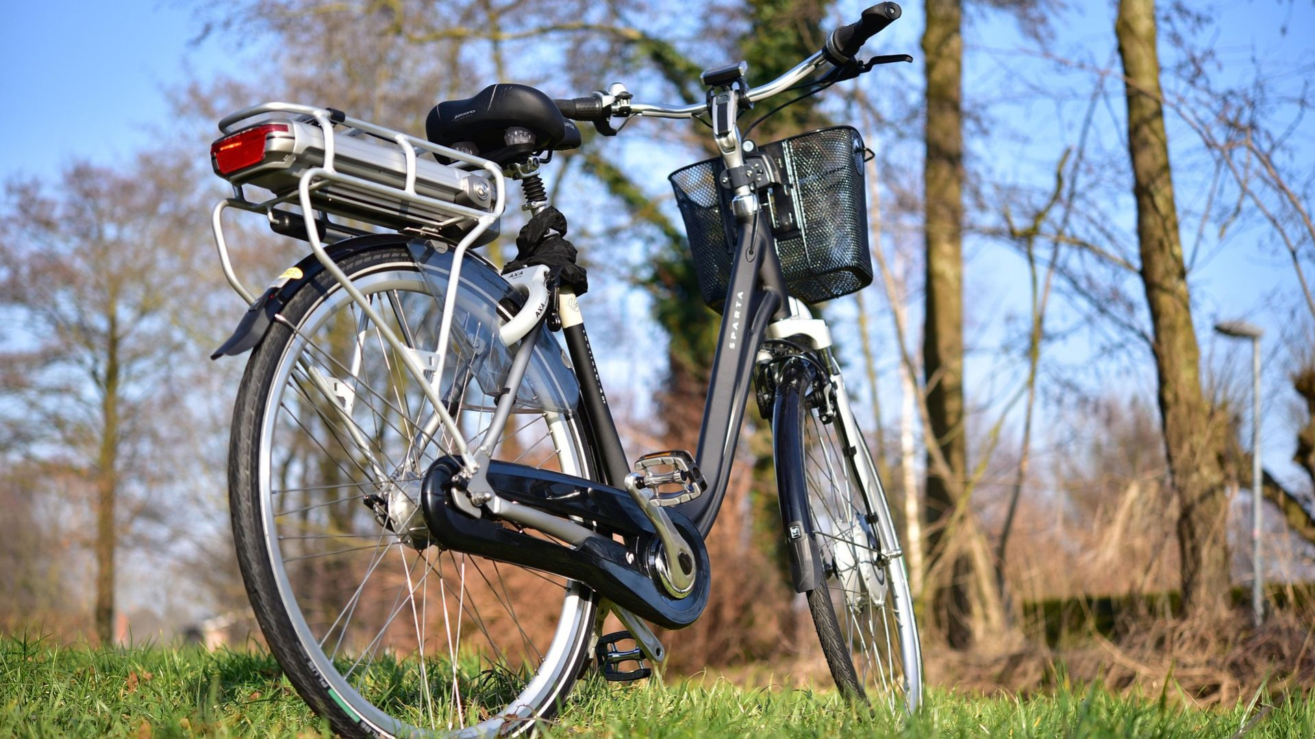 E-bike met accu.