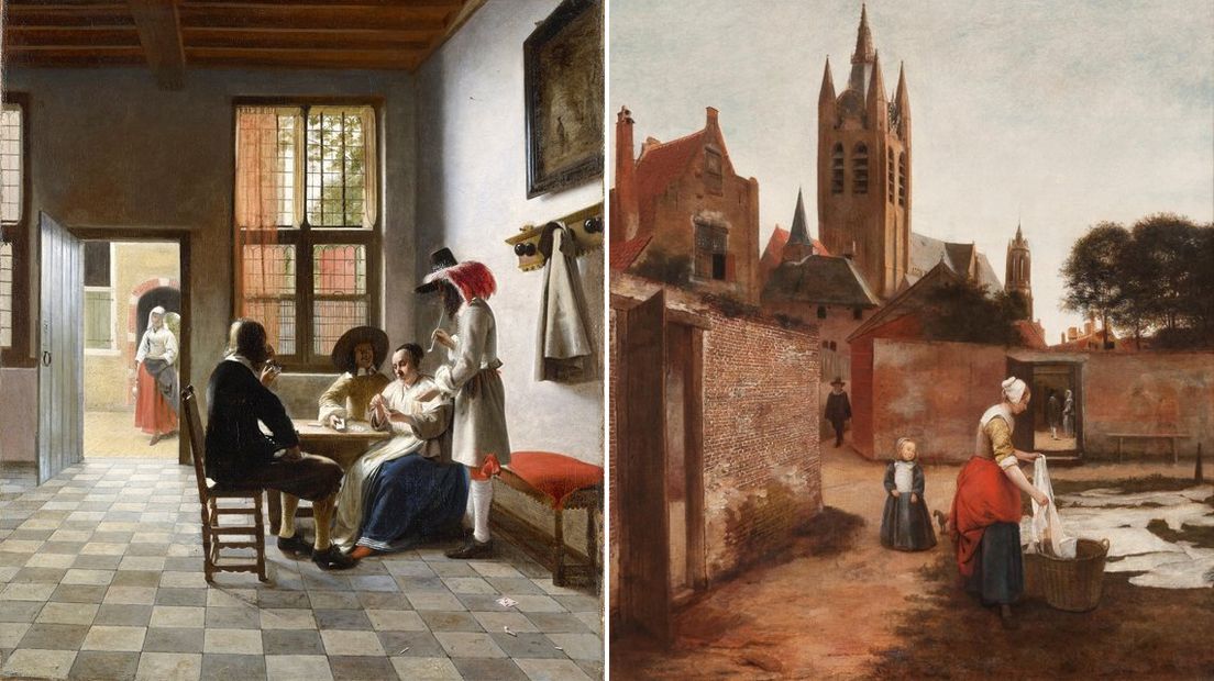 Onder meer 'Kaartspelers in een zonovergoten ruimte' en 'Vrouw en kind bij een bleekveld in Delft' komen naar het museum.