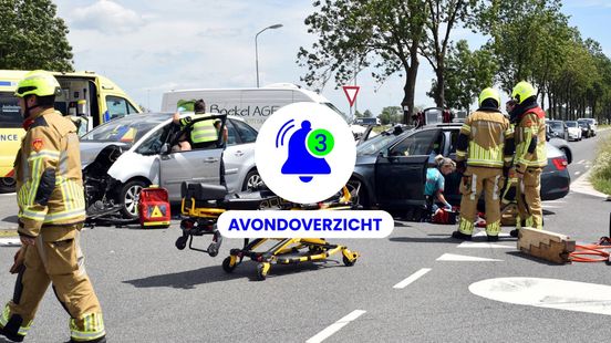Chaos op de wegen, heftige botsing en boze vogel op vrijdag 3 juli