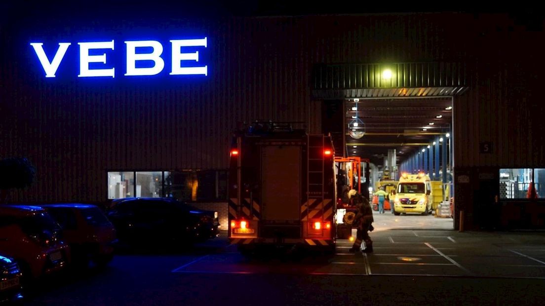 Bedrijfsongeval in tapijtfabriek