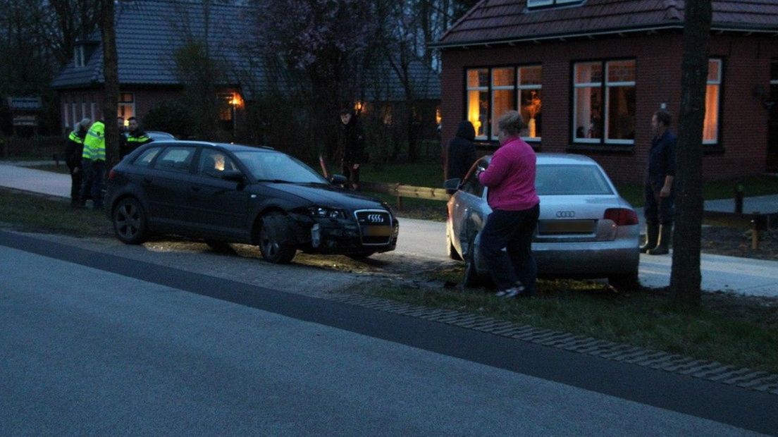 Beide auto's raakten beschadigd