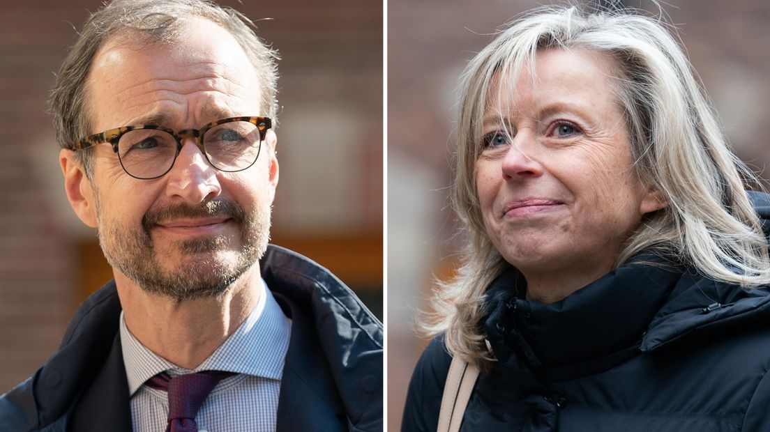 Minister Wiebes en minister Ollongren