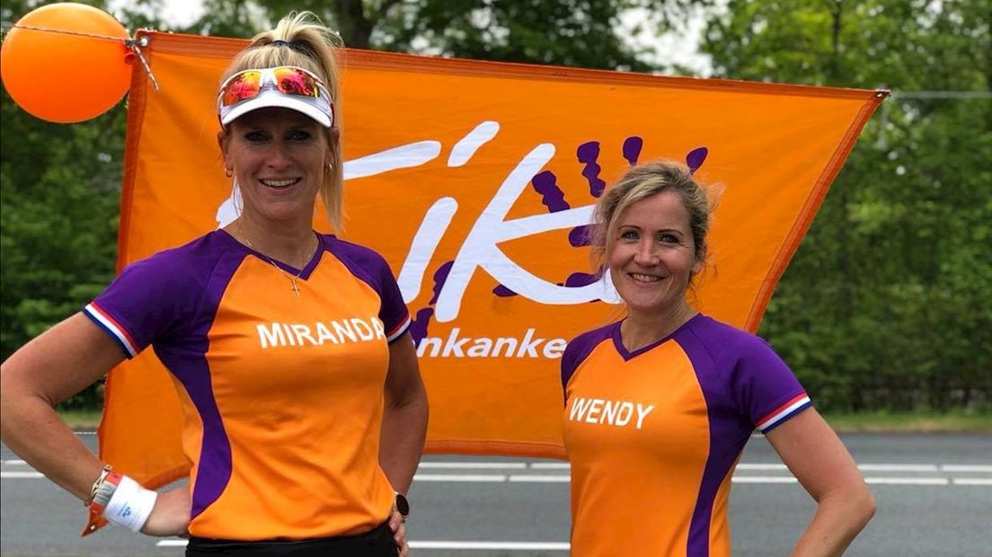 Miranda en Wendy lopen marathon voor KiKa