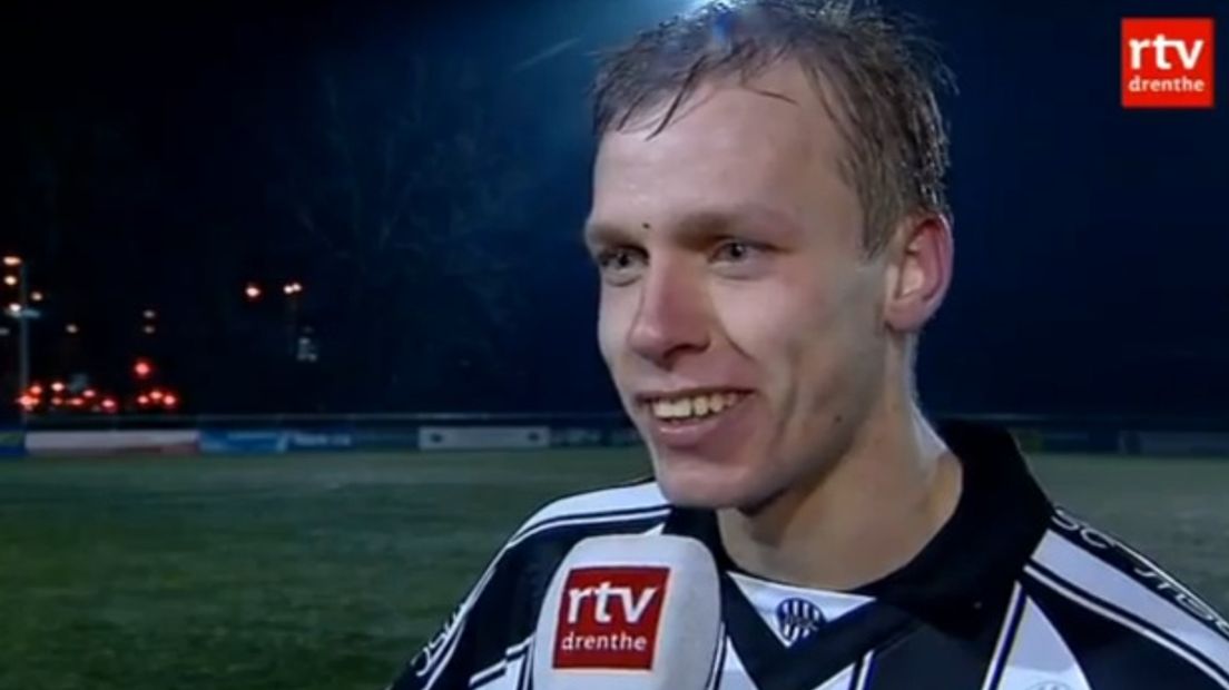 De spits was tussen 2011 en 2016 ook actief voor de hoofdklasser uit Meppel (Rechten: RTV Drenthe)