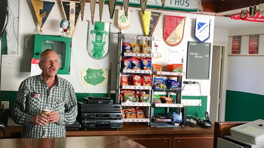 ‘Mister THOS’ Jakob Sikkema in de kantine van zijn cluppie